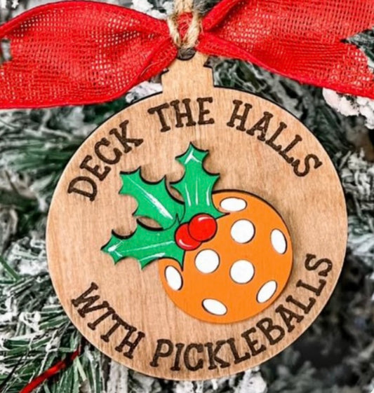 Deck the Halls with Pickle Balls