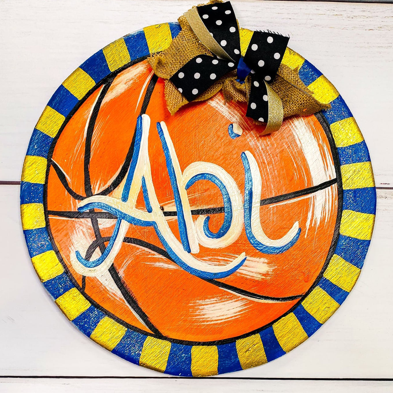 Basketball Door Hanger