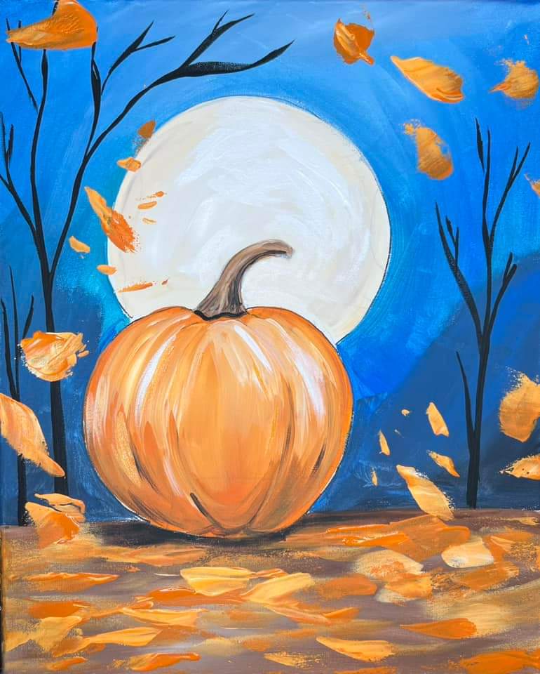 Pumpkin and Moon