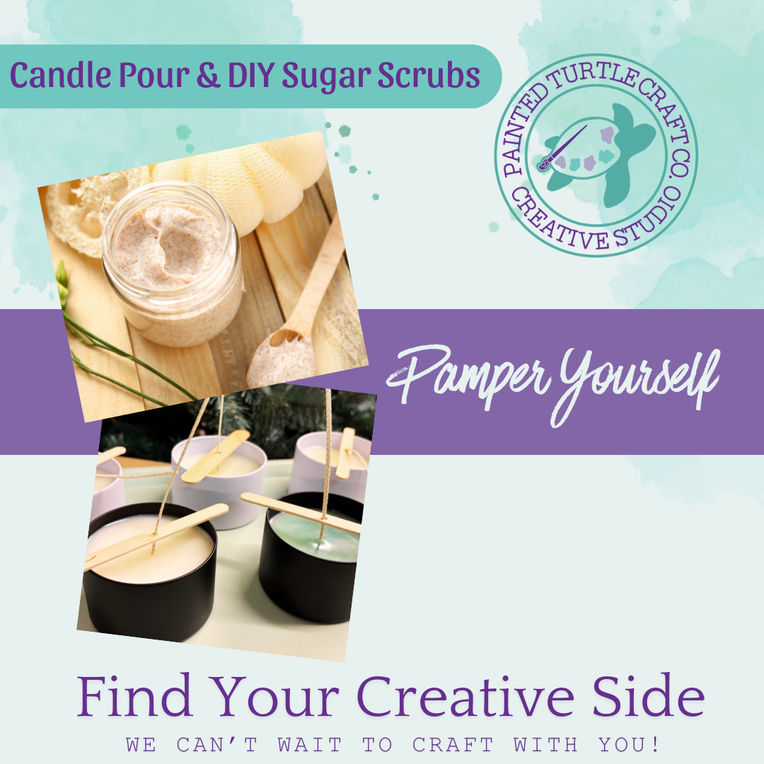 Candle Pour & DIY Sugar Scrubs Friday March 7th @ 6pm