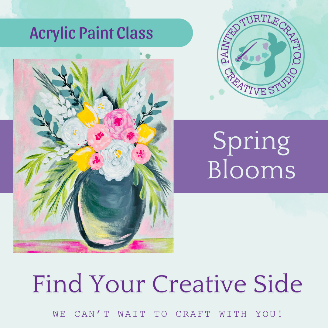 Spring Blooms Paint Night Friday March 14th @6pm