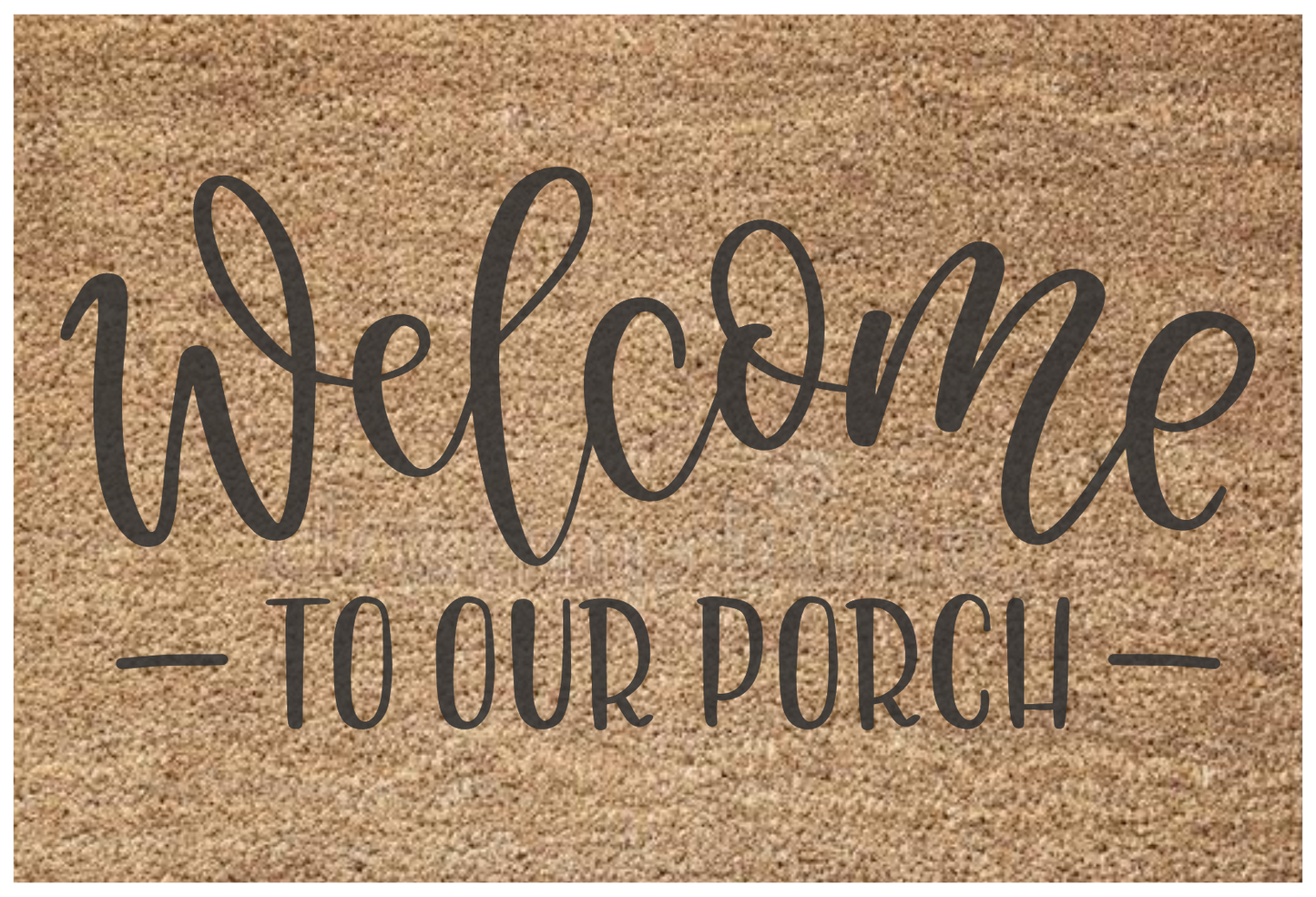 Welcome Doormat Pick Your Project Workshop Thursday 10.17.24 @ 6:00pm