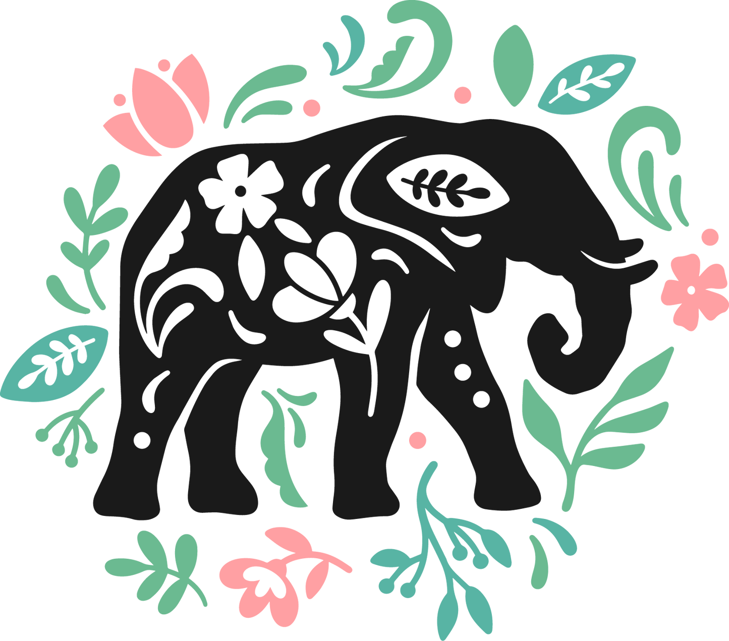 Folk Art Elephant 2476
