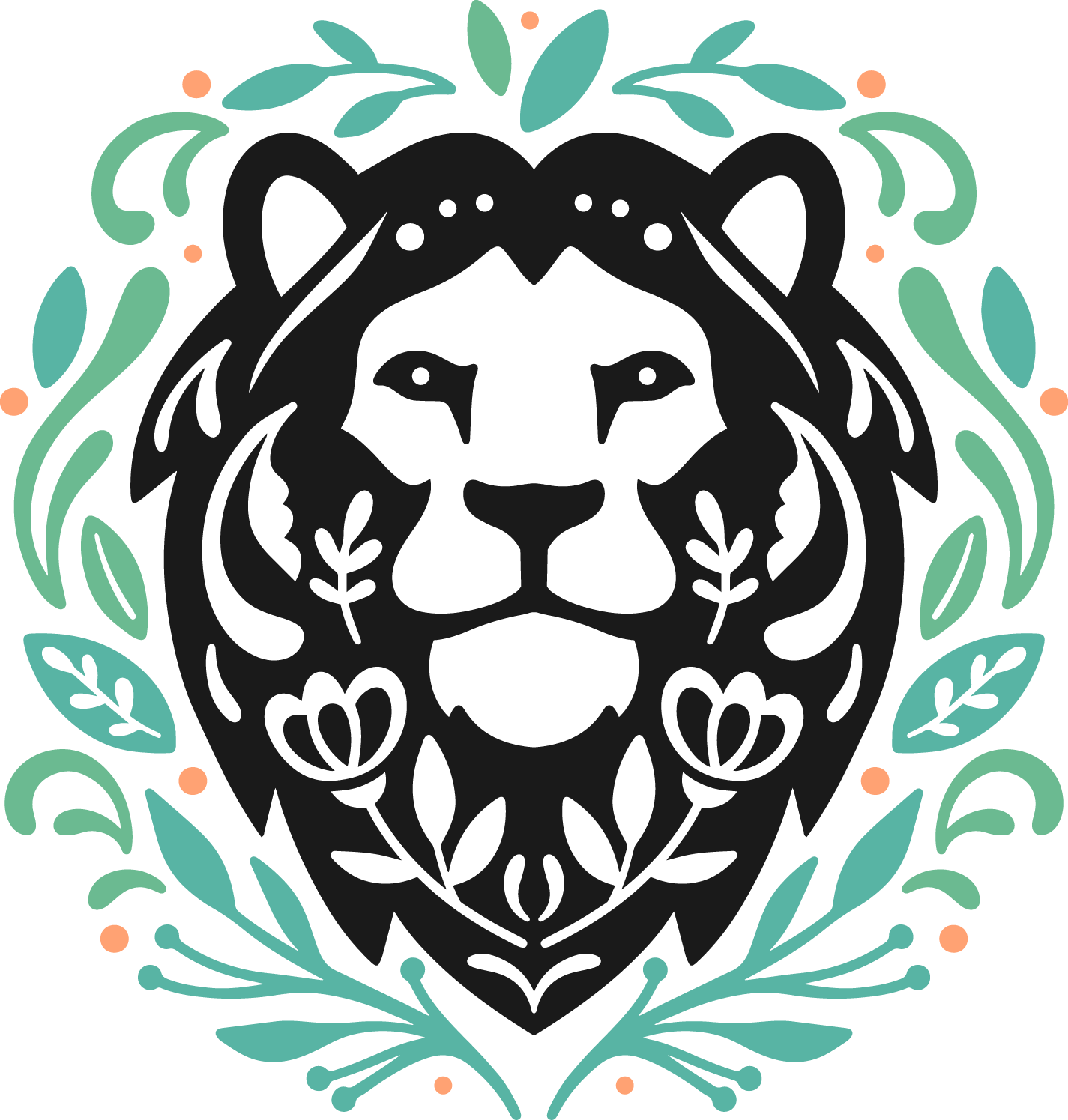 Folk Art Lion 2479