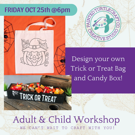 Adult & Child Halloween Ready Workshop Friday 10.25.24 @ 6pm