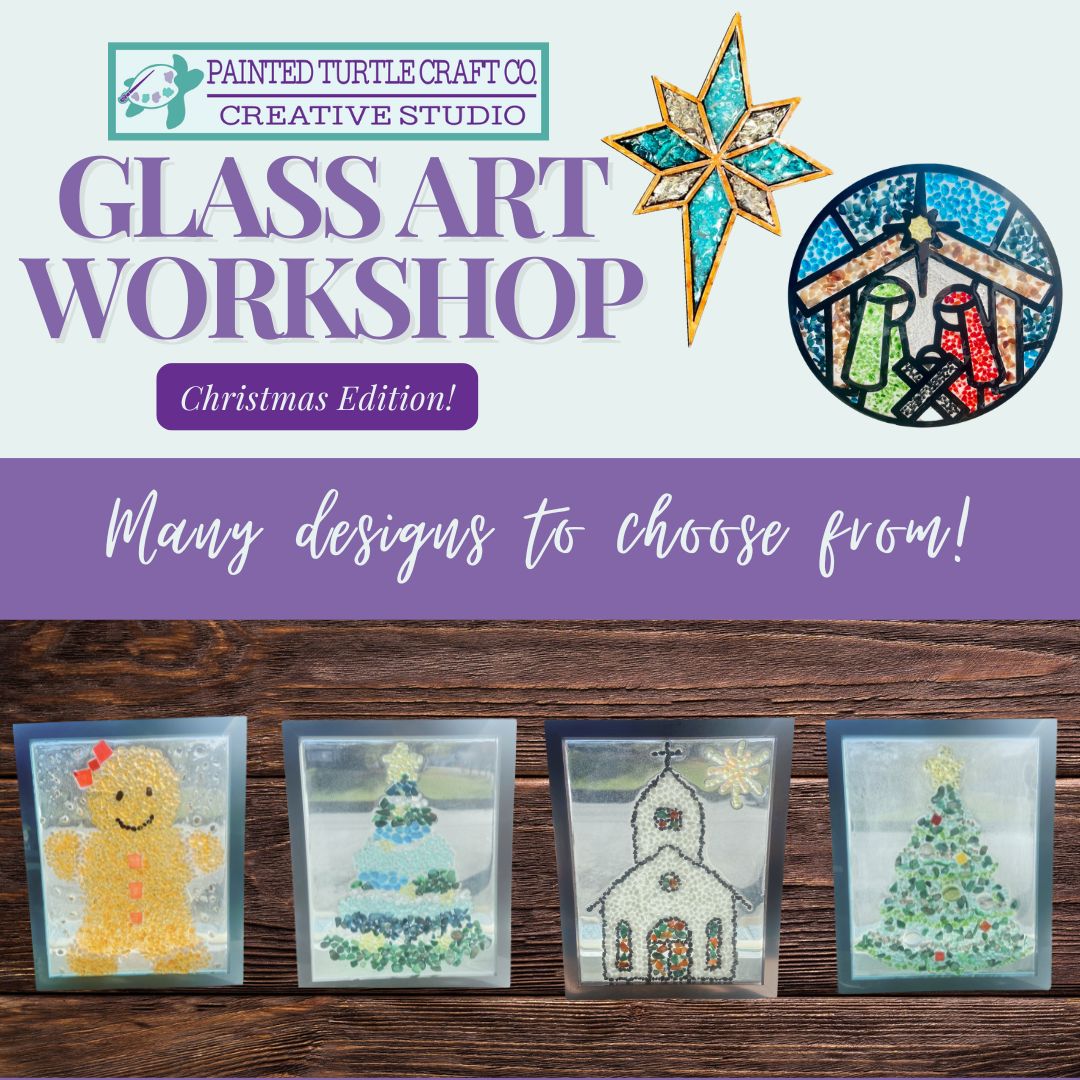 Glass Art Workshop Friday December 13th @ 6pm