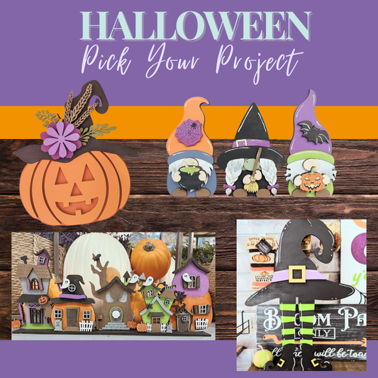 Halloween Decor Pick Your Project Workshop 10.04.24 @6pm