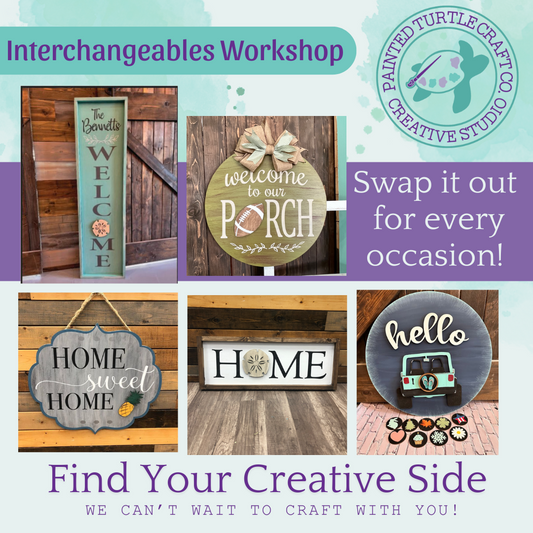 Interchangeable Sign Workshop Friday January 24th @6pm